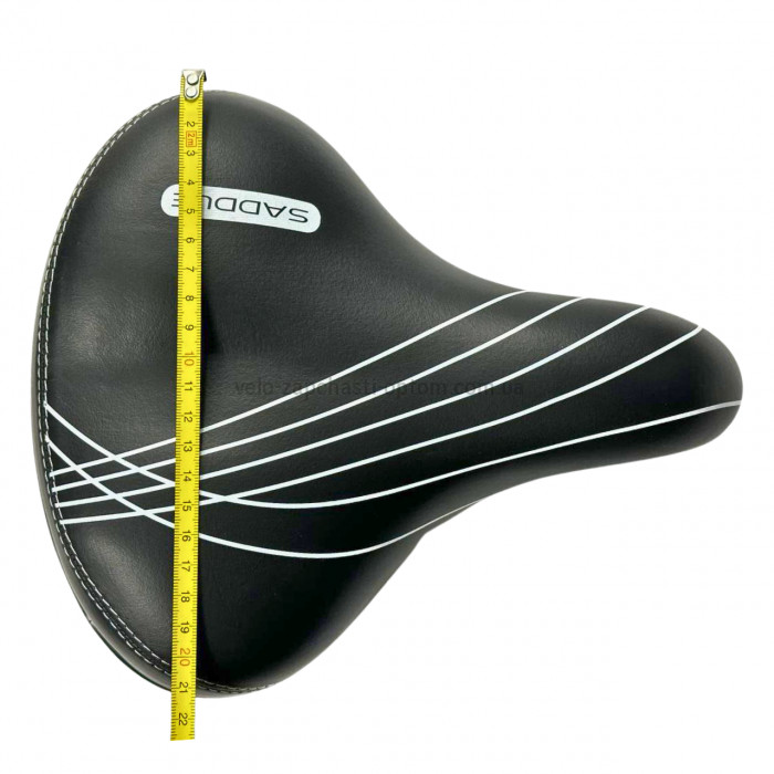 Сідло широке з білими смугами SADDLE