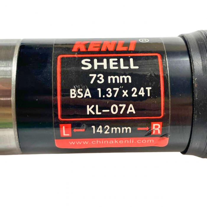 Картридж 142 мм круглий вал ХВЗ BSA 1.37"х24Т KENLI