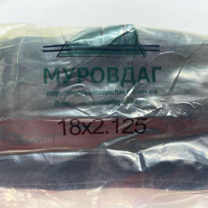 Камера 18х2.125 AV 33 мм прямий вентиль Sсhrader Муровдаг