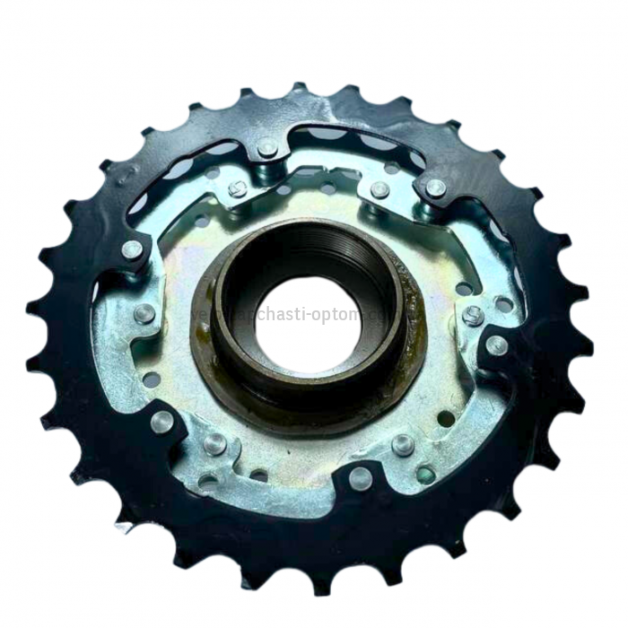 Тріскачка 6-їк Tourney срібляста MF-TZ510 14-28Т Shimano