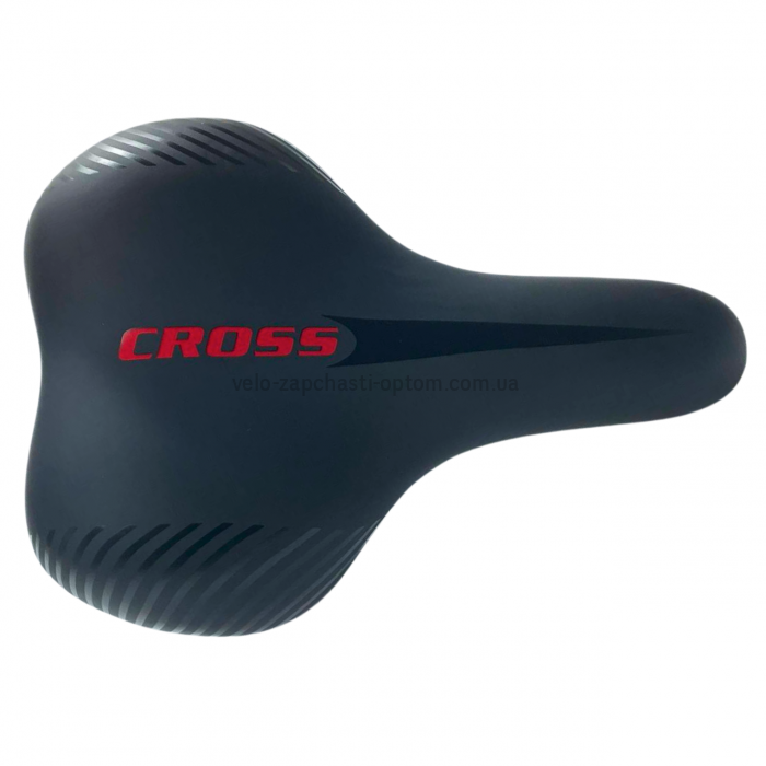 Сідло CROSS чорно-червоне