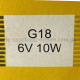 Лампа поворотів прозора G-18 6V 10W