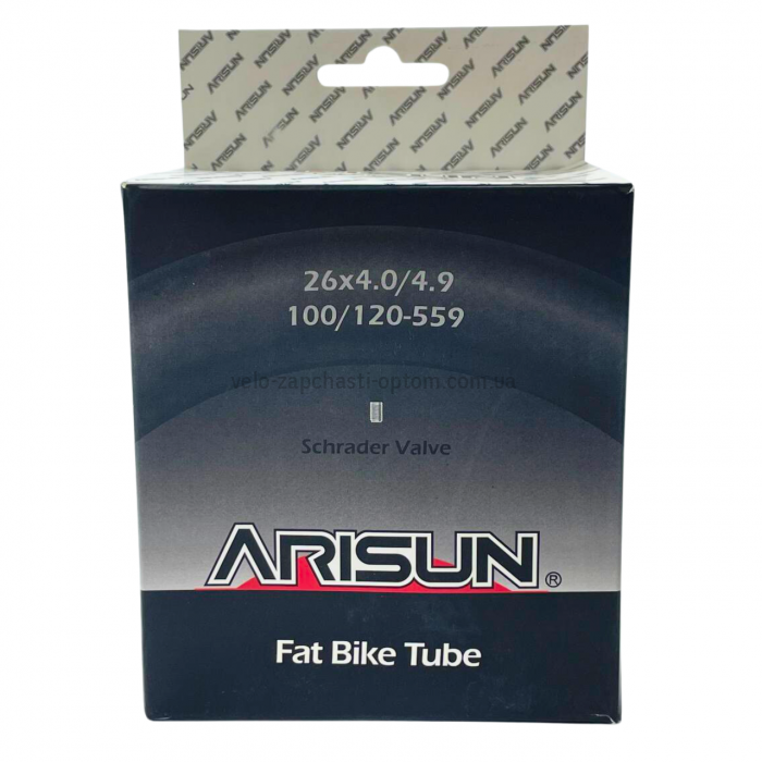 Камера фетбайк 26x4.0/4.9 100/120-559 Shrader AV 48 мм Arisun
