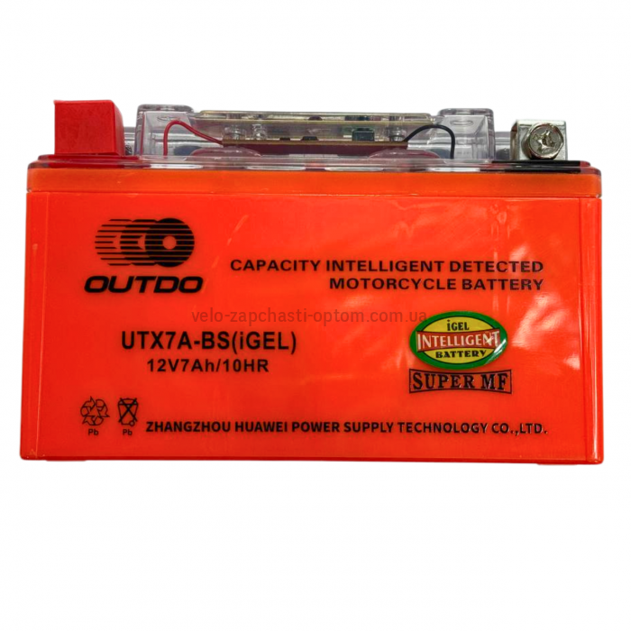 Акумулятор UTX7А-BS iGEL 12V7Ah/10HR гелевий з індикатором 10.01.2024 Outdo