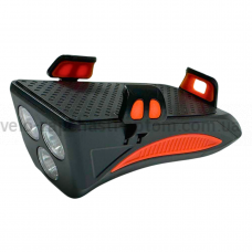 Фара 4в1 FY-319B помаранчева ліхтар із сигналом і кріпленням телефона LED/USB YAJIAPLUS