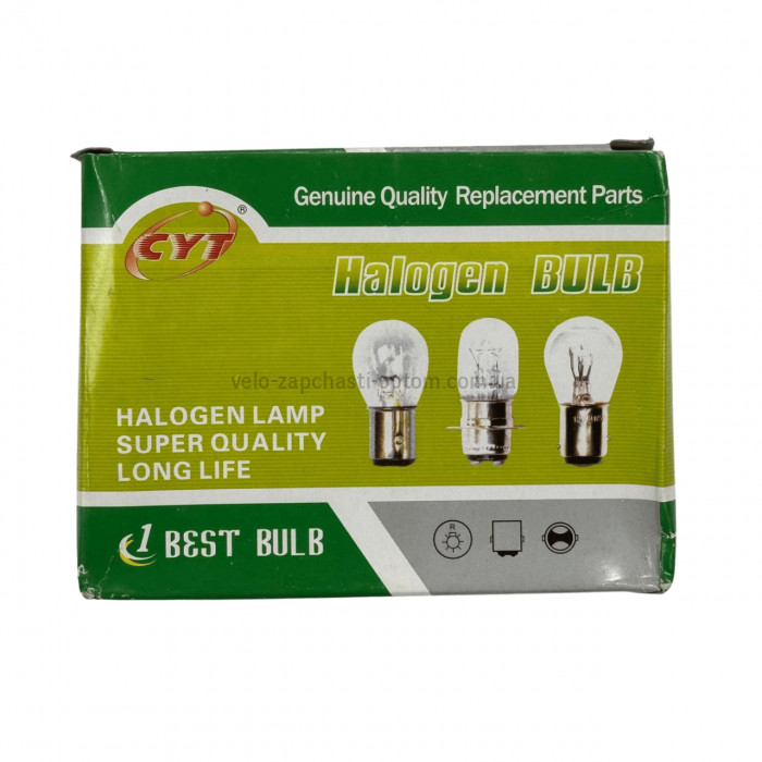 Лампа стоп-габарит 2-ух контактная S-25 12V21W/5W CYT